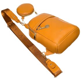    Dámska kožená taška Rovicky R-NER-ALE-8 hnedej farby 17 x 24 x 8,5 cm