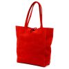  Dámska kožená kabelka cez rameno Patrizia 419-013-05 červená, nákupná taška 38 x 38 x 13 cm