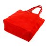  Dámska kožená kabelka cez rameno Patrizia 419-013-05 červená, nákupná taška 38 x 38 x 13 cm