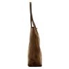  Dámska kožená kabelka cez rameno Patrizia 419-013-05 hnedá, nákupná taška 38 x 38 x 13 cm