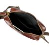  Pánska kožená crossbody kabelka Florence 68 TAMP hnedej farby 24 x 25 x 6,5 cm