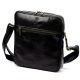  Pánska kožená crossbody kabelka Florence 68 TAMP čierna 24 x 25 x 6,5 cm
