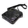  Pánska kožená crossbody kabelka Florence 68 TAMP čierna 24 x 25 x 6,5 cm