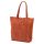  Dámska kožená kabelka cez rameno Patrizia 419-013-05 v koňakovej farbe, nákupná taška 38 x 38 x 13 cm