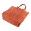  Dámska kožená kabelka cez rameno Patrizia 419-013-05 v koňakovej farbe, nákupná taška 38 x 38 x 13 cm