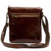  Pánska kožená crossbody kabelka Florence 69 TAMP hnedej farby 26 x 24 x 6,5 cm