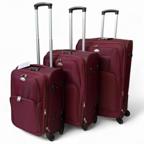  EASY TRIP ART. Sada kufrov bordovej farby 56/66/76 cm