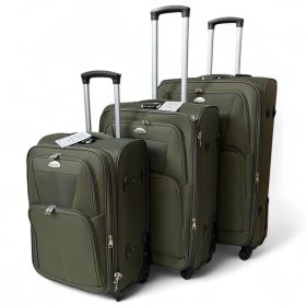  Sada kufrov EASY TRIP ART. 56/66/76 cm v khaki farbe