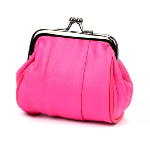  Dámska kožená peňaženka Money Kepper 7136 / 2023 magenta 9 x 8,5 x 4,5 cm