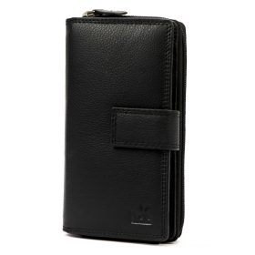    Dámska kožená peňaženka Money Kepper 12140 RFID čierna 9,5 x 17 x 4 cm