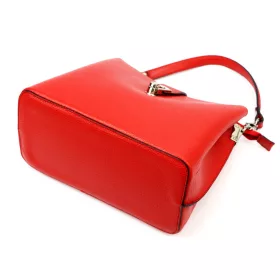   Dámska kožená kabelka cez rameno Luka 24-069 červená 27 x 21,5 x 13 cm
