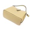  Dámska kožená kabelka cez rameno Luka 24-069 béžovej farby 27 x 21,5 x 13 cm