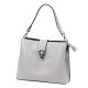  Dámska kožená kabelka cez rameno Luka 24-069 fialovej farby 27 x 21,5 x 13 cm