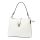  Dámska kožená kabelka cez rameno Luka 24-069 biela 27 x 21,5 x 13 cm