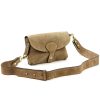 Dámska kožená kabelka cez rameno Luka 24-071 béžovej farby 22,5 x 14,5 x 4,5 cm
