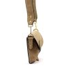  Dámska kožená kabelka cez rameno Luka 24-071 béžovej farby 22,5 x 14,5 x 4,5 cm