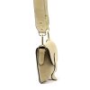  Dámska kožená kabelka cez rameno Luka 24-071 béžovej farby 22,5 x 14,5 x 4,5 cm