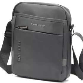    Pánska crossbody kabelka Pierre Cardin 1701 ALAN09 sivá 20 x 24 x 9 cm