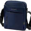  Pánska crossbody kabelka Pierre Cardin 1701 ALAN09 tmavomodrá 20 x 24 x 9 cm