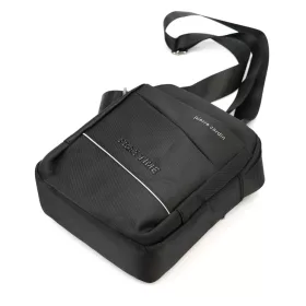    Pánska crossbody kabelka Pierre Cardin 1711 ALAN09 čierna 20 x 24 x 9 cm
