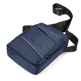    Pánska crossbody kabelka Pierre Cardin 1711 ALAN09 tmavomodrá 20 x 24 x 9 cm