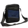  Pánska modro-čierna crossbody kabelka Pierre Cardin 1711 ALAN09 20 x 24 x 9 cm