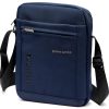  Pánska crossbody kabelka Pierre Cardin 1721 ALAN09 tmavomodrá 20 x 24 x 9 cm