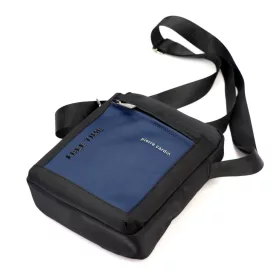    Pánska modro-čierna crossbody kabelka Pierre Cardin 1721 ALAN09 20 x 24 x 9 cm