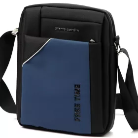    Pánska modro-čierna crossbody kabelka Pierre Cardin 2011 ALAN09 20 x 24 x 9 cm
