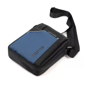    Pánska modro-čierna crossbody kabelka Pierre Cardin 2011 ALAN09 20 x 24 x 9 cm