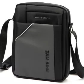    Pánska crossbody kabelka Pierre Cardin 2011 ALAN09 tmavosivá 20 x 24 x 9 cm