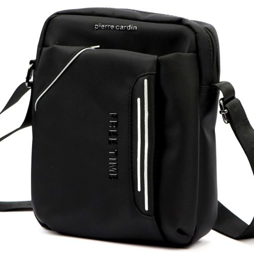  Pánska crossbody kabelka Pierre Cardin 2031 ALAN09 čierna 20 x 24 x 9 cm