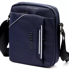    Pánska crossbody kabelka Pierre Cardin 2031 ALAN09 tmavomodrá 20 x 24 x 9 cm