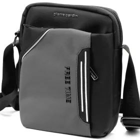    Pánska crossbody kabelka Pierre Cardin 2031 ALAN09 tmavosivá 20 x 24 x 9 cm