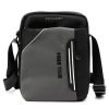  Pánska crossbody kabelka Pierre Cardin 2031 ALAN09 tmavosivá 20 x 24 x 9 cm