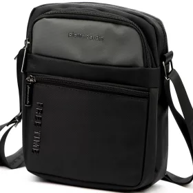    Pánska crossbody kabelka Pierre Cardin 2061 ALAN09 tmavosivá 20 x 24 x 9 cm