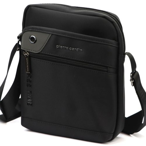  Pánska crossbody kabelka Pierre Cardin 2081 ALAN09 čierna 20 x 24 x 9 cm