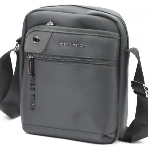  Pánska crossbody kabelka Pierre Cardin 2081 ALAN09 sivá 20 x 24 x 9 cm