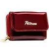  Dámska kožená peňaženka Peterson PTN BC-423229 malá červená 7 x 9 x 3 cm, RFID
