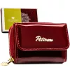  Dámska kožená peňaženka Peterson PTN BC-423229 malá červená 7 x 9 x 3 cm, RFID