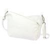  Dámska kožená kabelka cez rameno Luka 24-051 biela 32 x 22 x 14 cm
