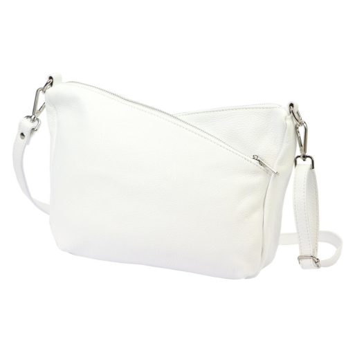  Dámska kožená kabelka cez rameno Luka 24-051 biela 32 x 22 x 14 cm