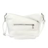  Dámska kožená kabelka cez rameno Luka 24-051 biela 32 x 22 x 14 cm