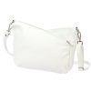  Dámska kožená kabelka cez rameno Luka 24-051 biela 32 x 22 x 14 cm