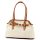  Dámska kožená kabelka cez rameno Luka 24-073 béžovej farby 38 x 24 x 12 cm