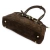  Dámska kožená kabelka cez rameno Luka 24-074 hnedá 38 x 24 x 12 cm
