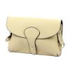  Dámska kožená kabelka cez rameno Luka 24-076 béžovej farby 22 x 15 x 6 cm