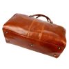  Cestovná taška Florence 130/0788 TAMP z koňakovej kože 65 x 34 x 34 cm