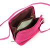  Dámska kožená taška Barberinis 1703 magenta s popruhom na rameno 17 x 17 x 9 cm