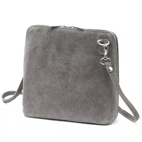    Dámska kožená taška Barberinis 1703 sivá s popruhom cez rameno 17 x 17 x 9 cm